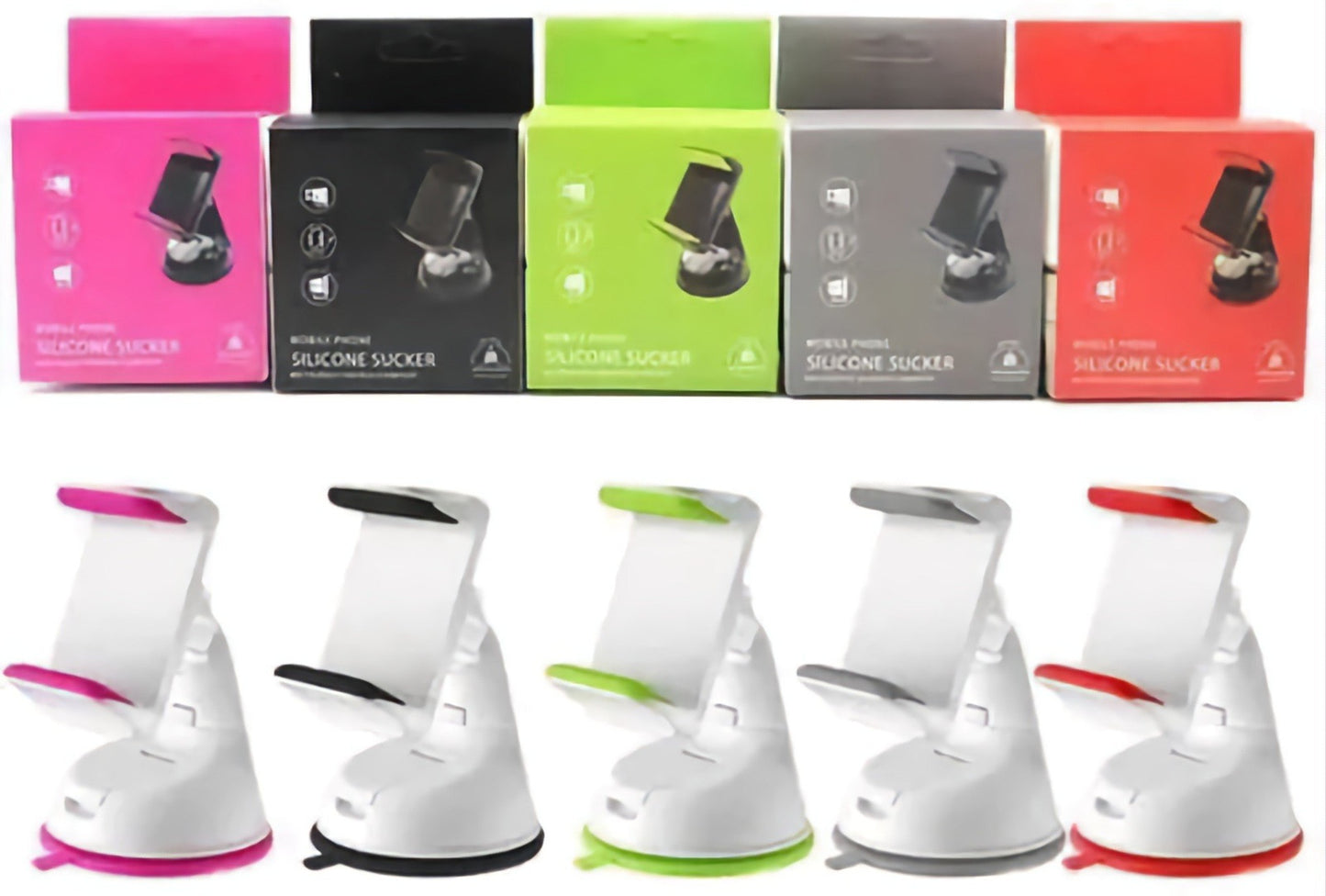 Silicone Sucker Mobile Holder multisurface universal carmount