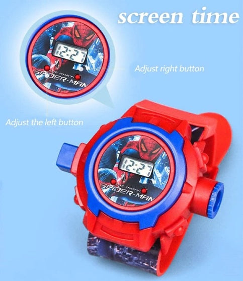 Fully Digital 24 Images Projector Watch for Kids Boys and Girls Automatic Display Light Image Projector Wrist Watch for Kids (Pack of 1)