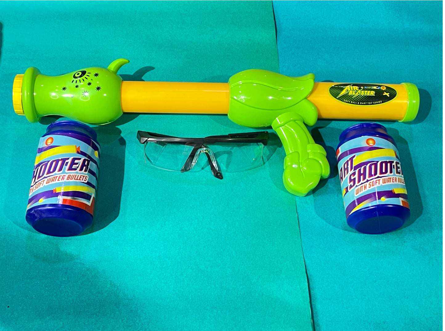Sharp Shooter – Air Pressure Foam Balls Shooting 2 in 1 Gun Toy Set, Soft Ball Air Shooting Gun, Toy Gun Set with Soft Balls for Kids,
