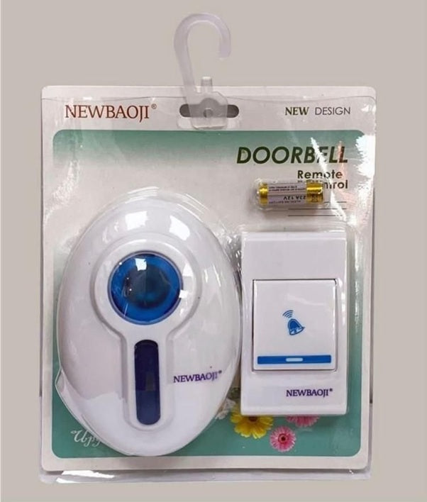 EIS Wireless Doorbell Kit Chime LED Flash Cordless Wireless Calling Remote Door Bell Wireless Door Chime  (32 Tunes)