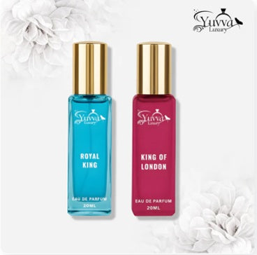 Yuvva Luxury Long Lasting Unisex Perfume Gift Set of 2