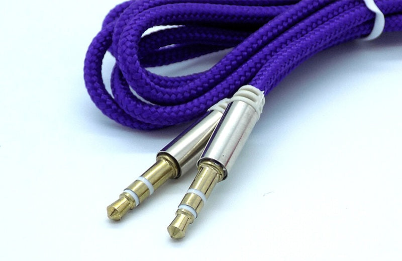 3.5mm Aux Cable - Stereo Audio Cable - Male to Male Aux Cable |Music Transfer Cable | Compatible with all android Smartphone (Multicolor)