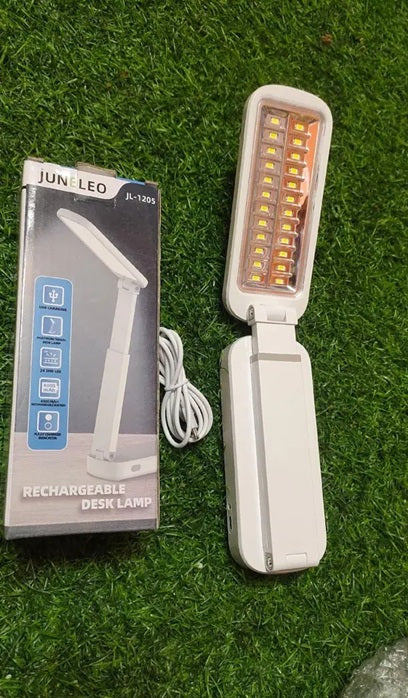 JL-1205 Rechargeable Desk LAMP 24SMD LED 4800mAh White