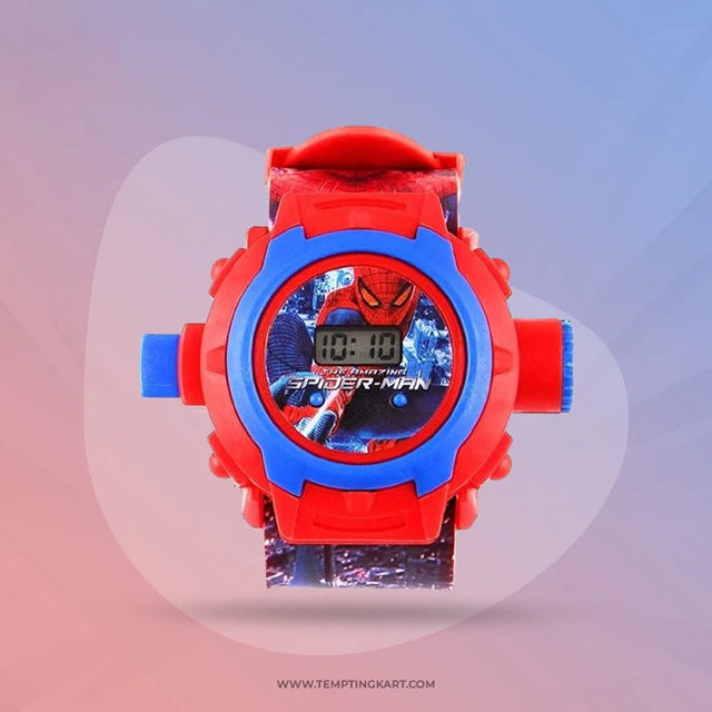 Fully Digital 24 Images Projector Watch for Kids Boys and Girls Automatic Display Light Image Projector Wrist Watch for Kids (Pack of 1)