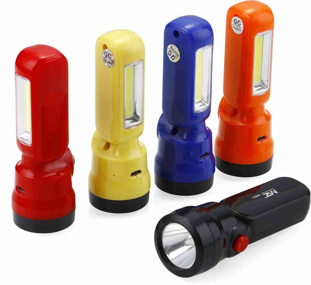 Rechargeable LED Torch - SD-8672A Mini Pocket Flashlight for Emergencies, Camping and More