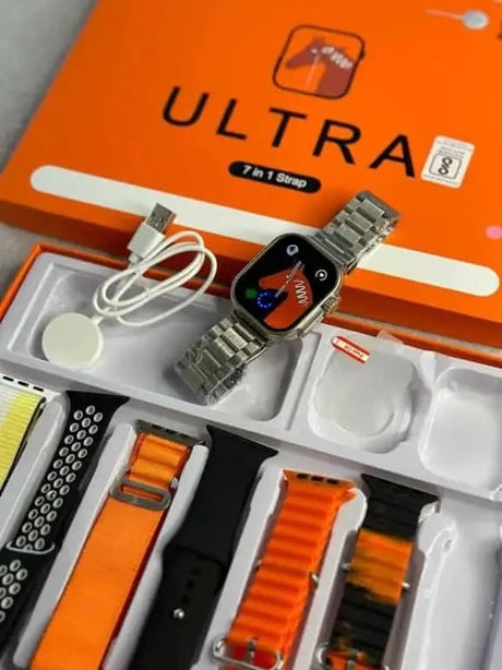 7 in 1 Ultra Smart Watch Straps BIG 2.01 Infinity Display