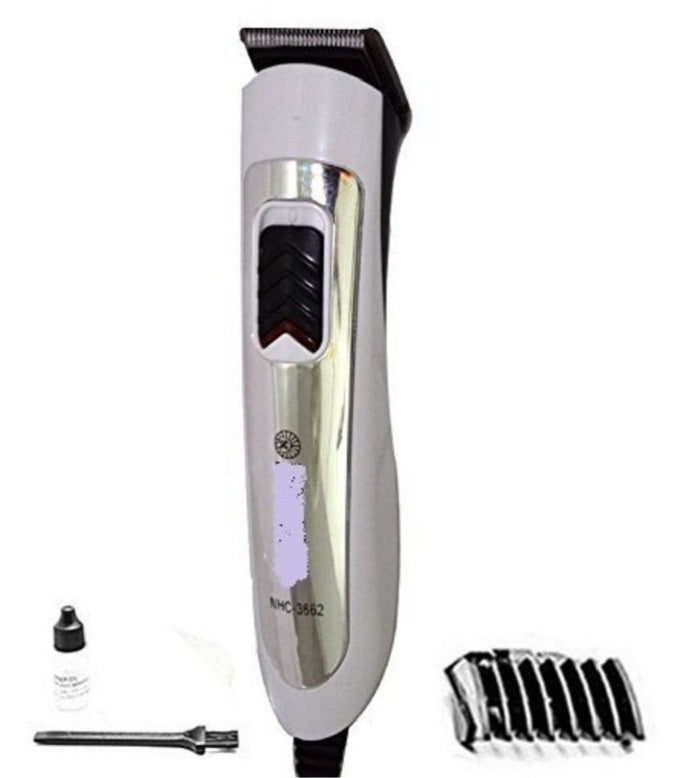 NHC-3662 Corded Electric Trimmer - 45 Min Runtime (White)