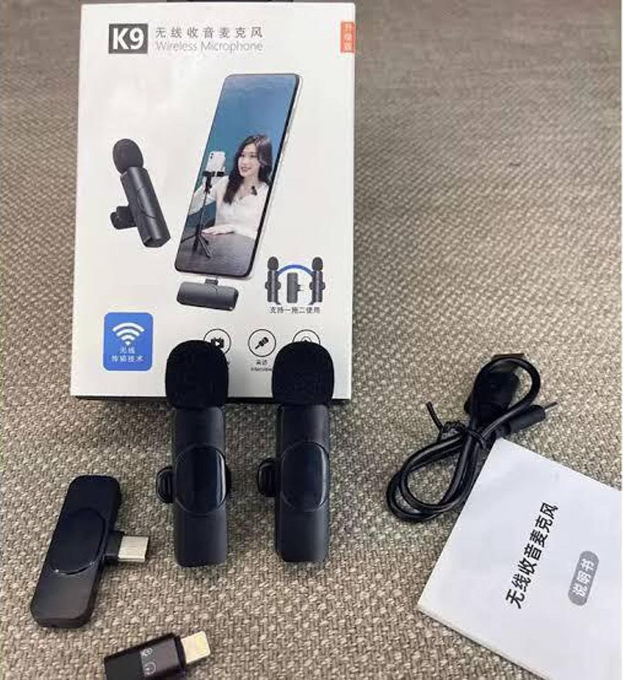 K-9 WIRELESS DOUBLE MICROPHONE