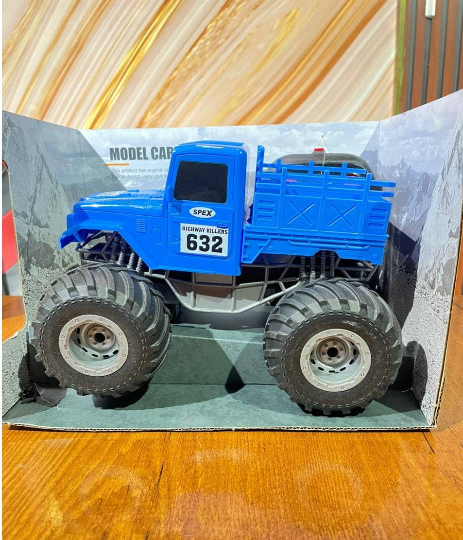 RC Cars Remote Control Car 1:16 Off Road RC Pickup Monster Truck for All Terrain Hobby Car 4WD Dual Motors LED Headlight Rock Crawler