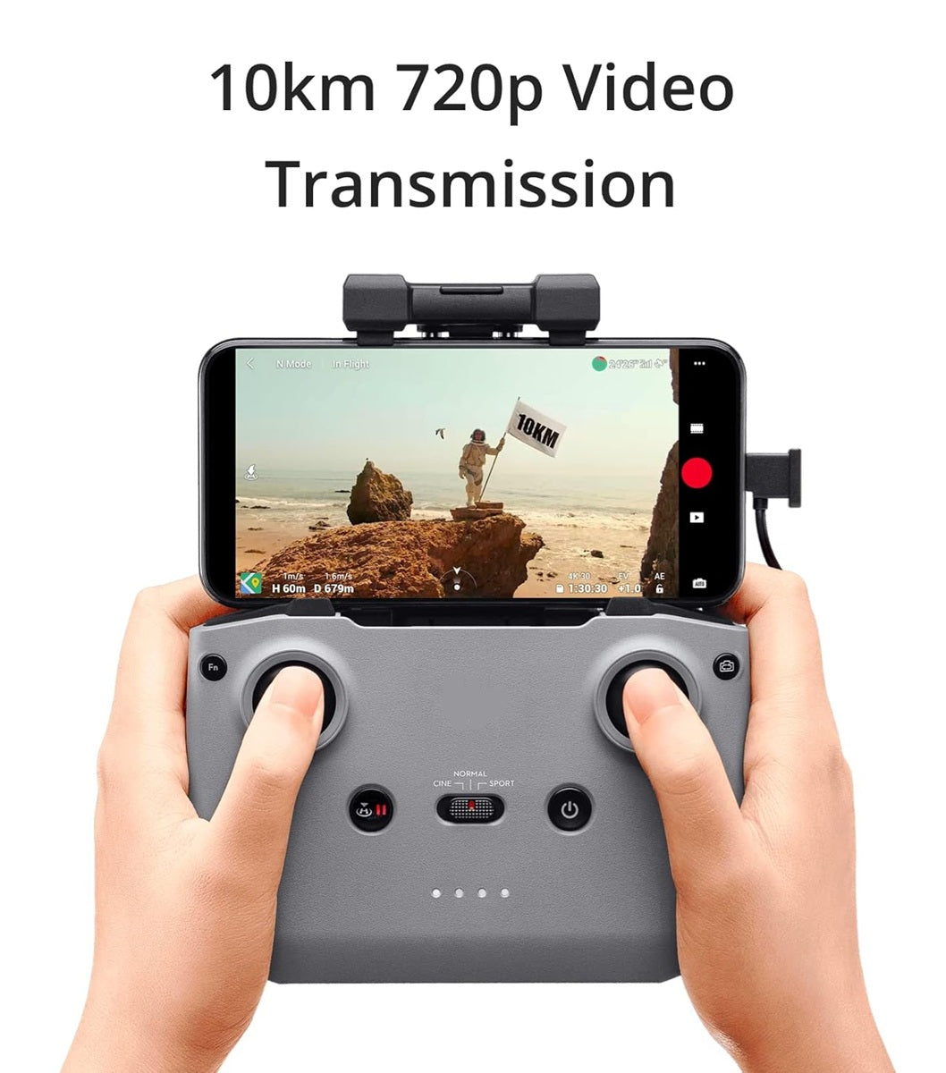 Mini 2 Fly More Combo Ultralight Foldable Drone, 3-Axis Gimbal With 4K Camera, 12Mp Photos, 31 Mins Flight Time, Ocusync 2.0 10Km HD Video Transmission, Gray