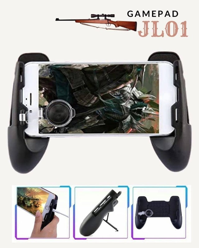 JL-01 3 in 1 Built-in Bracket Game Controller Joystick Gamepad for 4.7-6.4 Smartphones - Smart Devices & Accessories Games Accessories