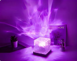 USB Dynamic Water Pattern Light Table Lamp