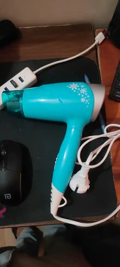 Professional 1400W Hair Dryer Plastic and Steal Pink and blue high Hair Dryer for Men and Women