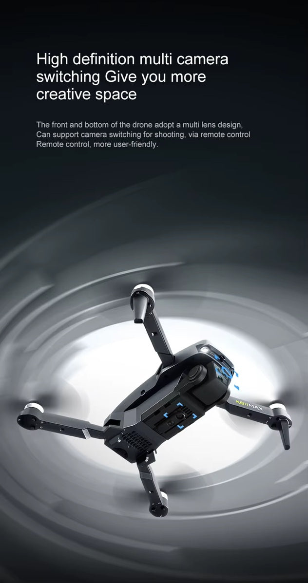 K811 Max Brushless, GPS Positioning Drone, With HD Conversion Camera