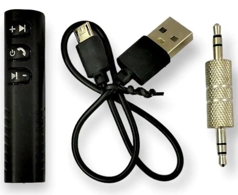 BT-450 Bluetooth Receiver | 3.5mm AUX Adapter for Car Audio & Speakers | Hands-Free Calling & Music Streaming | Compatible with Earphones & Stereo Systems