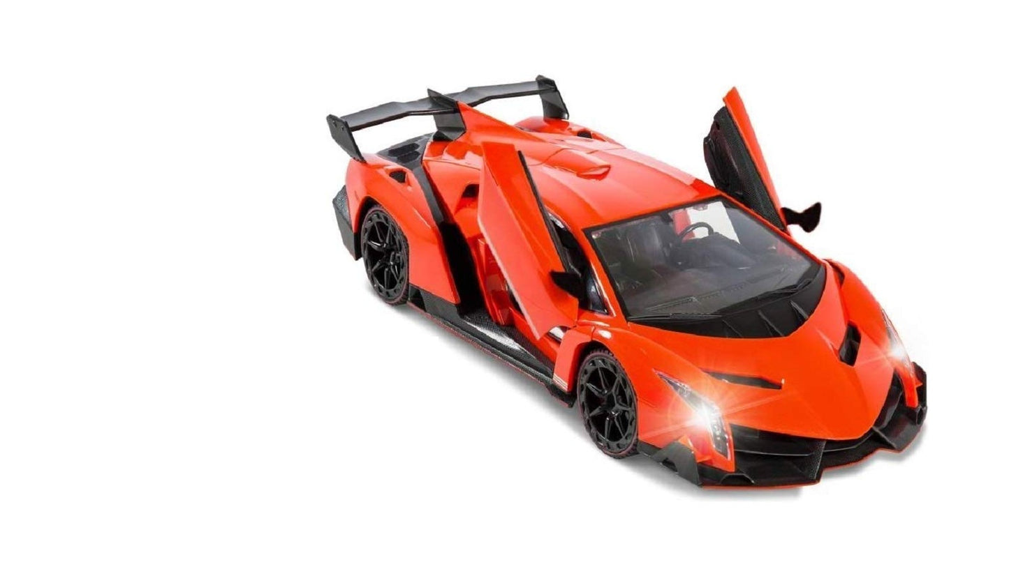 R/C Remote Control Super Sports Car with Doors Opening RC Racing Stunt Model Car Toys with Headlights for Boys