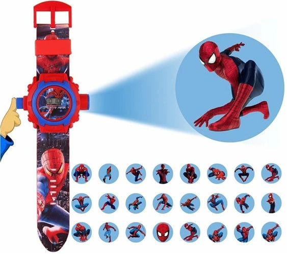Fully Digital 24 Images Projector Watch for Kids Boys and Girls Automatic Display Light Image Projector Wrist Watch for Kids (Pack of 1)