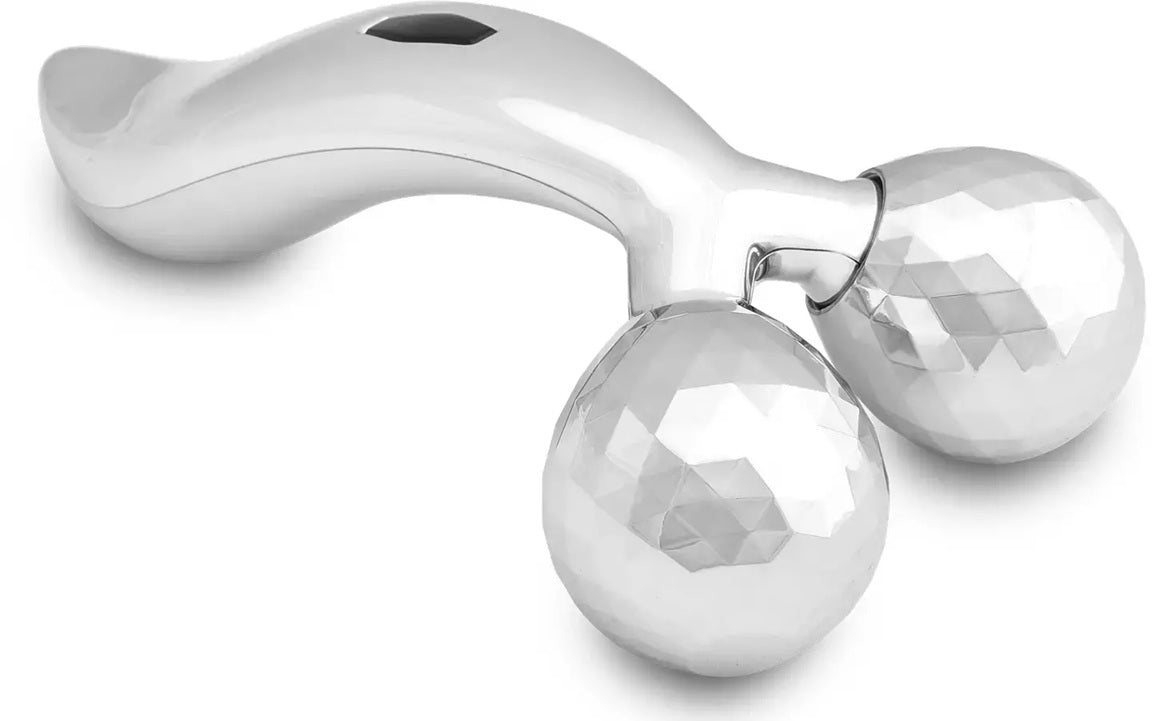 3D Maxtop Manual Face Massager for Glowing Skin | Facial Roller & Body Massage Tool | Women's Self Care Beauty Device for Skin Tightening and Lift | 3D Massager Roller