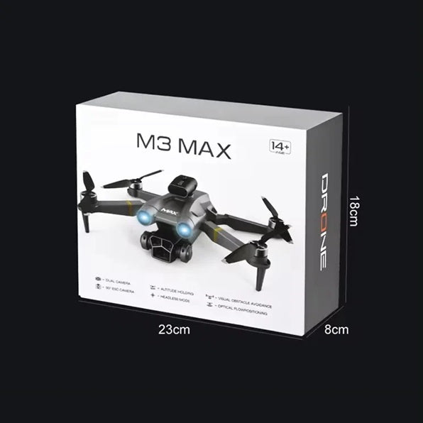 M3 MAX Drone Brushless Motor Triple 4K Gimbal Camera