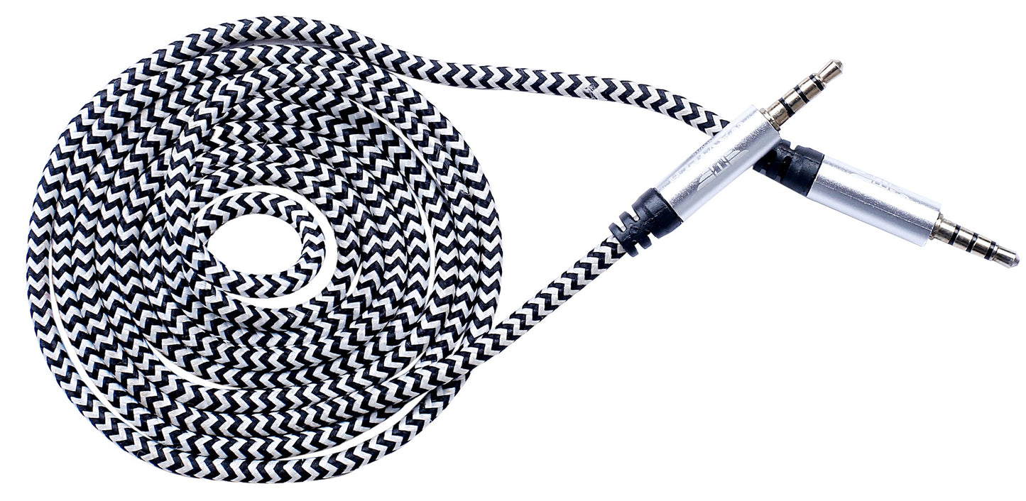 3.5mm Aux Cable - Stereo Audio Cable - Male to Male Aux Cable |Music Transfer Cable | Compatible with all android Smartphone (Multicolor)