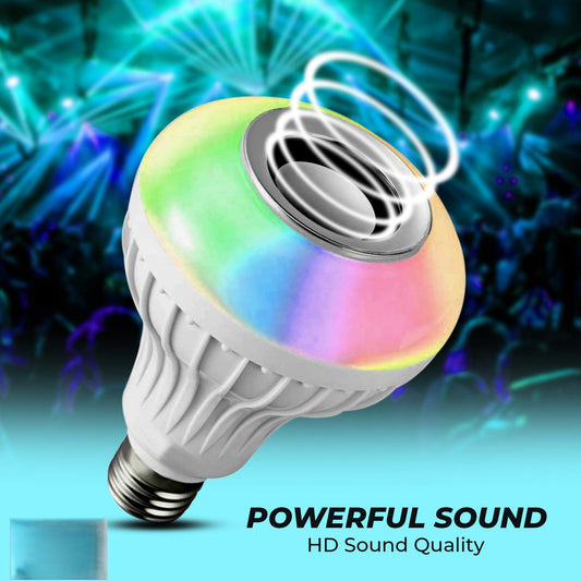 LED Music Bulb with Bluetooth Speaker Music Light Bulb Colorful Lamp with Remote Control for Home, Bedroom, Living Room,Party Decorations