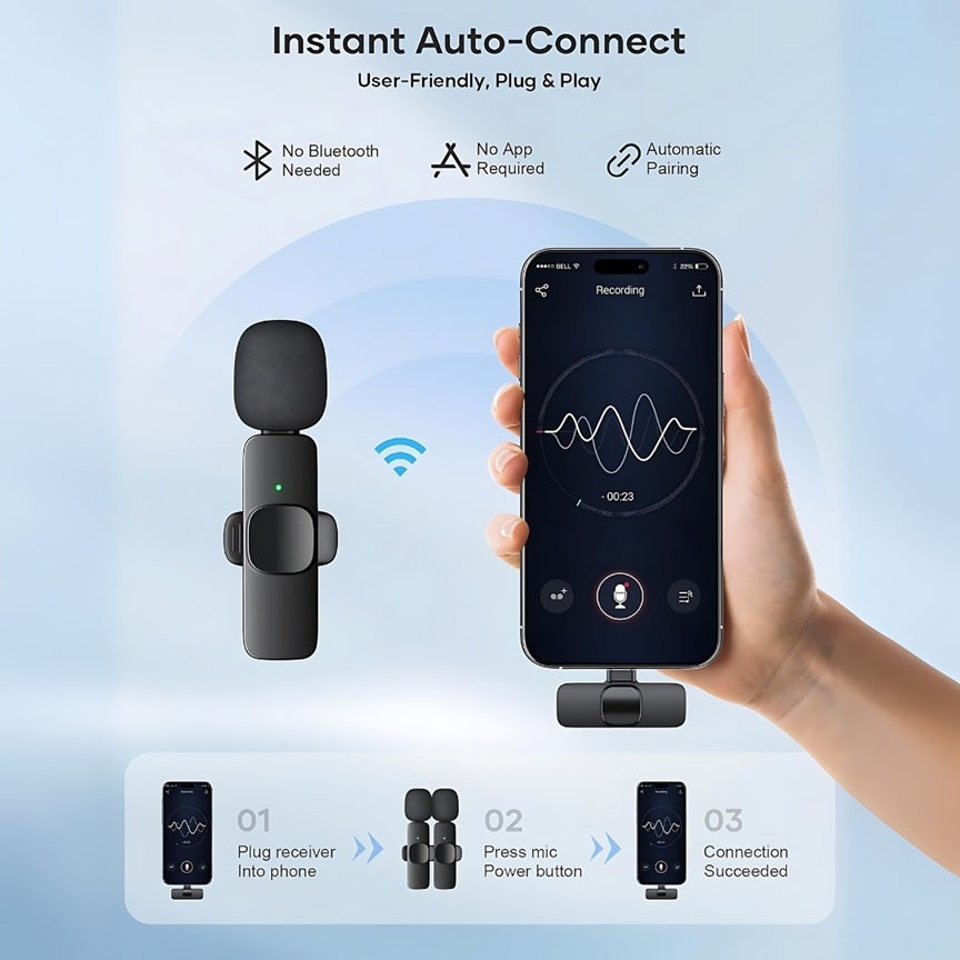 K-9 WIRELESS DOUBLE MICROPHONE