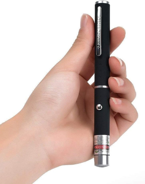 High Power Green Laser Pointer with Battery – Long Range Beam, Metal Body, Visible in Daylight & Night – for Astronomy, Presentations, Hiking & Outdoor Use