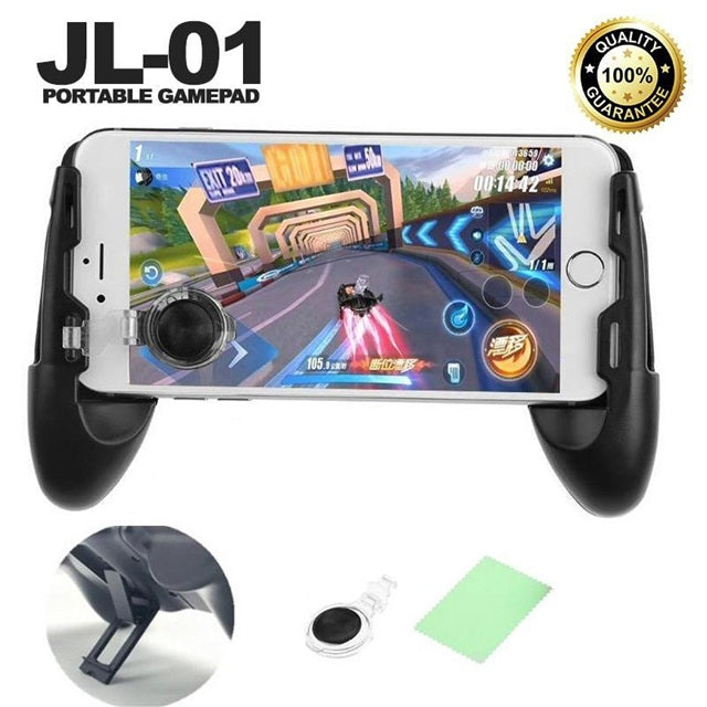 JL-01 3 in 1 Built-in Bracket Game Controller Joystick Gamepad for 4.7-6.4 Smartphones - Smart Devices & Accessories Games Accessories