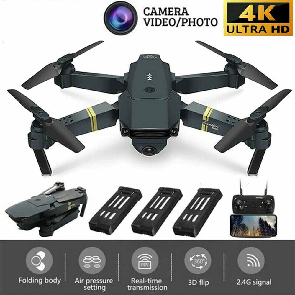 998 PRO Foldable Toy Drone with HQ 4K WiFi HD Camera Remote Control for Drone