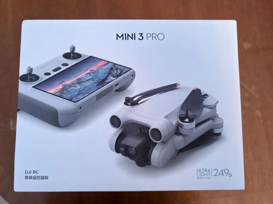 Mini 3 ( RC) – Lightweight and Foldable Mini Camera Drone with 4K HDR Video, 38-min Flight Time, True Vertical Shooting, and Intelligent Features