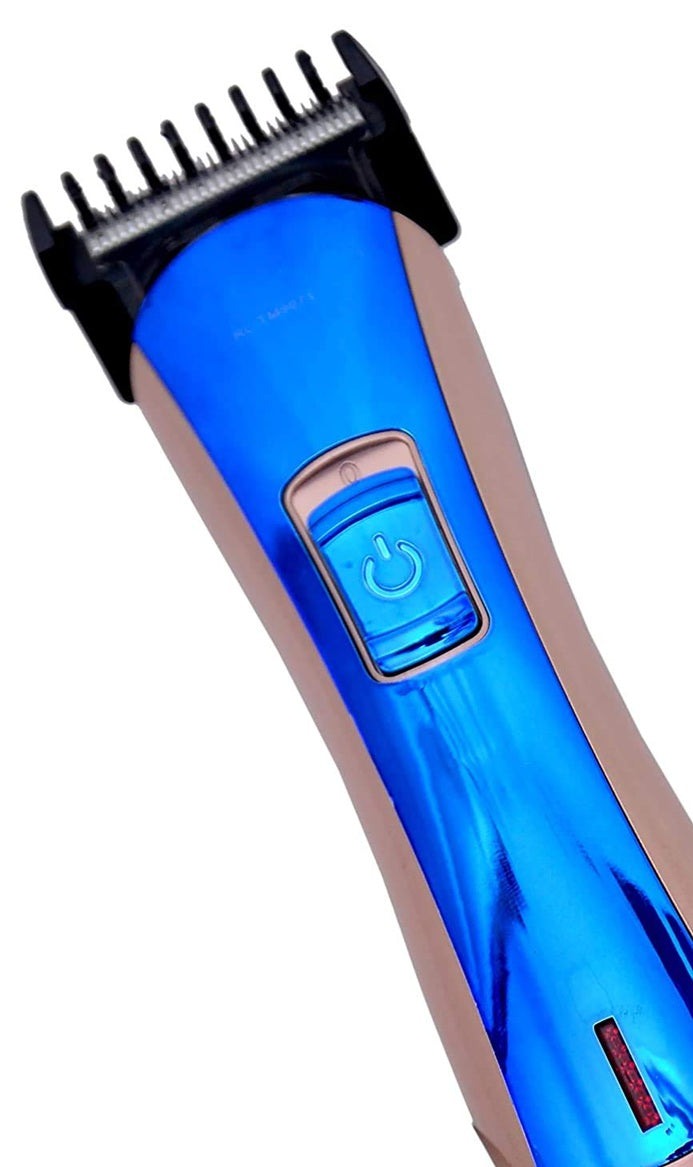 Blue 3 W Rl-Tm9071 Rechareable High Quality-4958 Trimmer - 45 Min Runtime 4 Length Settings