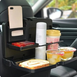 Car Backseat Food Tray with Bottle Cup Holder for Car (Assorted) - 1 PC
