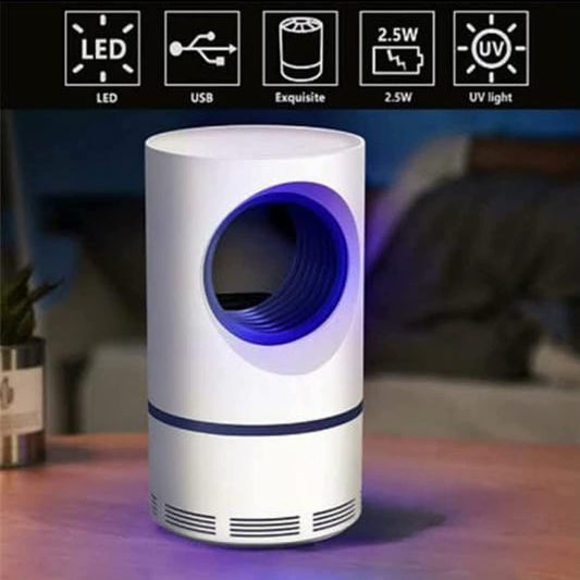 AllExtreme Electric Mosquito Killer Lamp Suction Type with Vortex Technology Light Wave Trap Quiet Operation for Indoor &  Outdoor Use (Big, Random Colour)