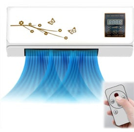 Mini Split Ac/Heating - Wall Mounted Ac Unit | Air Conditioner Portable Ac Heater Combo Unit, 2in1 Wall Mounted Air Conditioner Heater with Remote Control & Timer 1800W