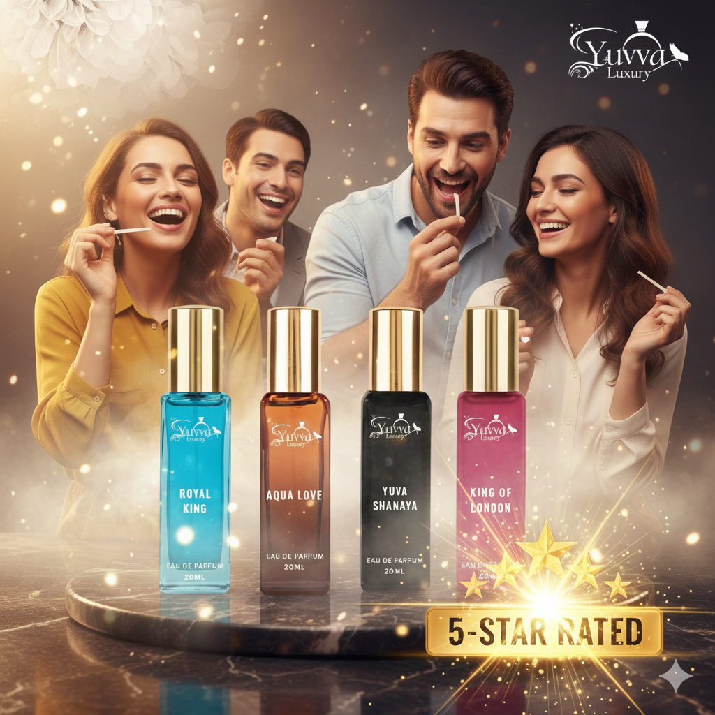 Yuvva Luxury Long Lasting Unisex Perfume Gift Set ( PACK OF 4 )