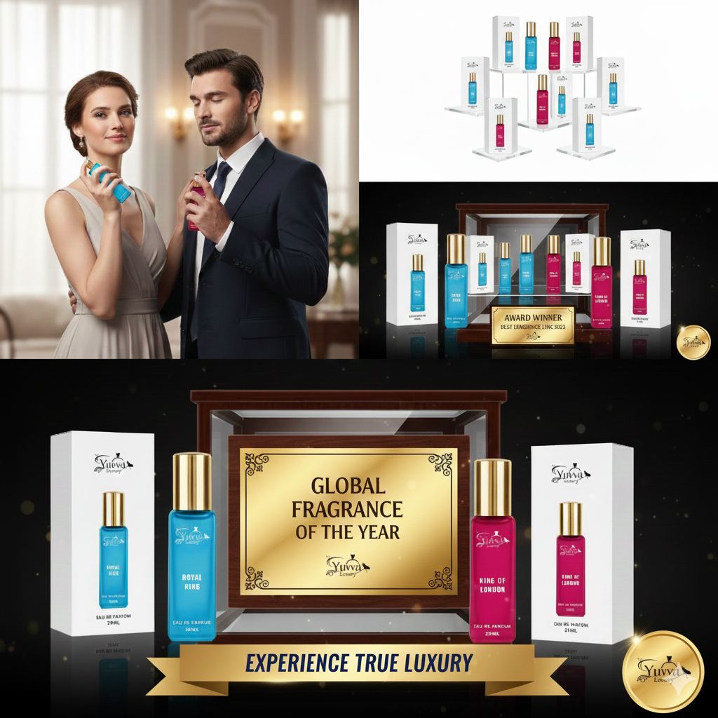 Yuvva Luxury Long Lasting Unisex Perfume Gift Set of 2