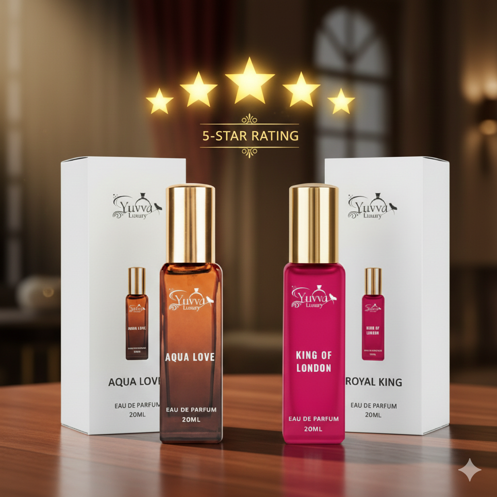 Yuvva Luxury Long Lasting Unisex Perfume Gift Set Of 2