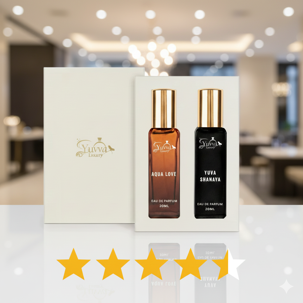Yuvva Luxury Long Lasting Unisex Perfume Gift Set Of 2