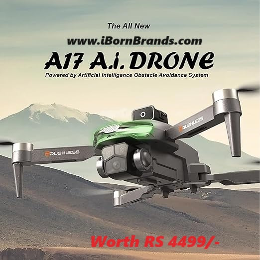 A17 A.I. Drone with A.i. Obstacle Avoidance, 1080P Triple Gimbal Camera,