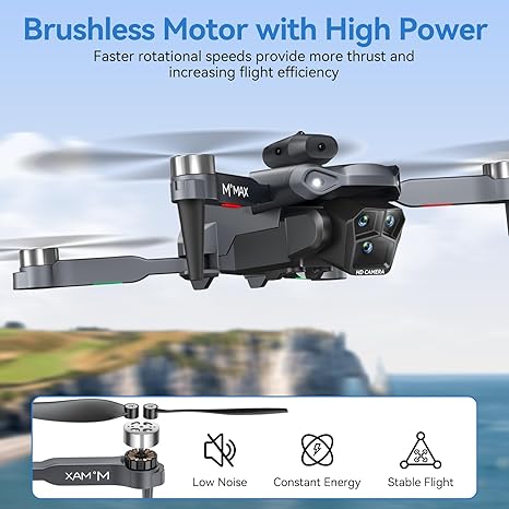 A18 H Pro Drone With 3 HD Camera & Brushless Motor