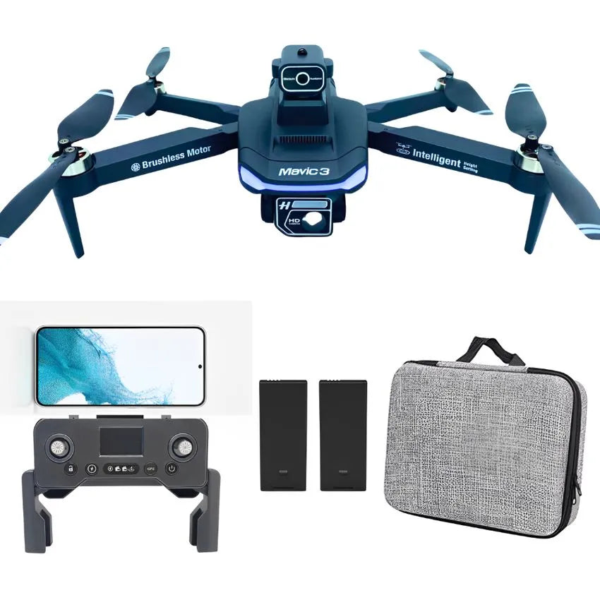D31 GPS Brushless Motors 1080P HD Dual Camera Drone