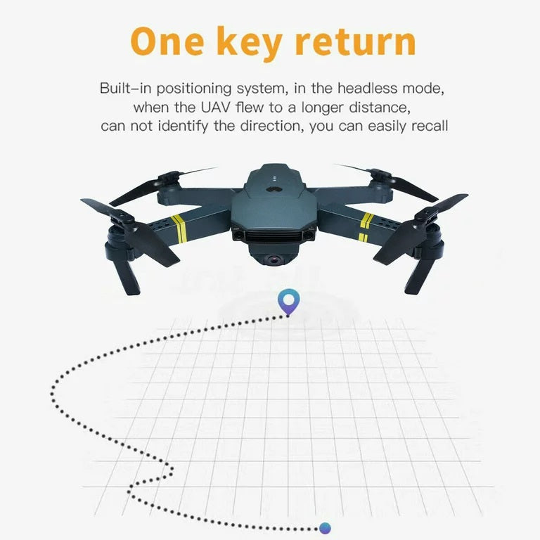 998 PRO Foldable Toy Drone with HQ 4K WiFi HD Camera Remote Control for Drone