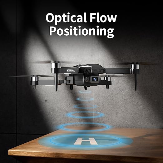 F198 HD Drone BLACK| WiFi HD 720P FPV Camera | Bag Version | Position Locking Drone | Brushless Motor