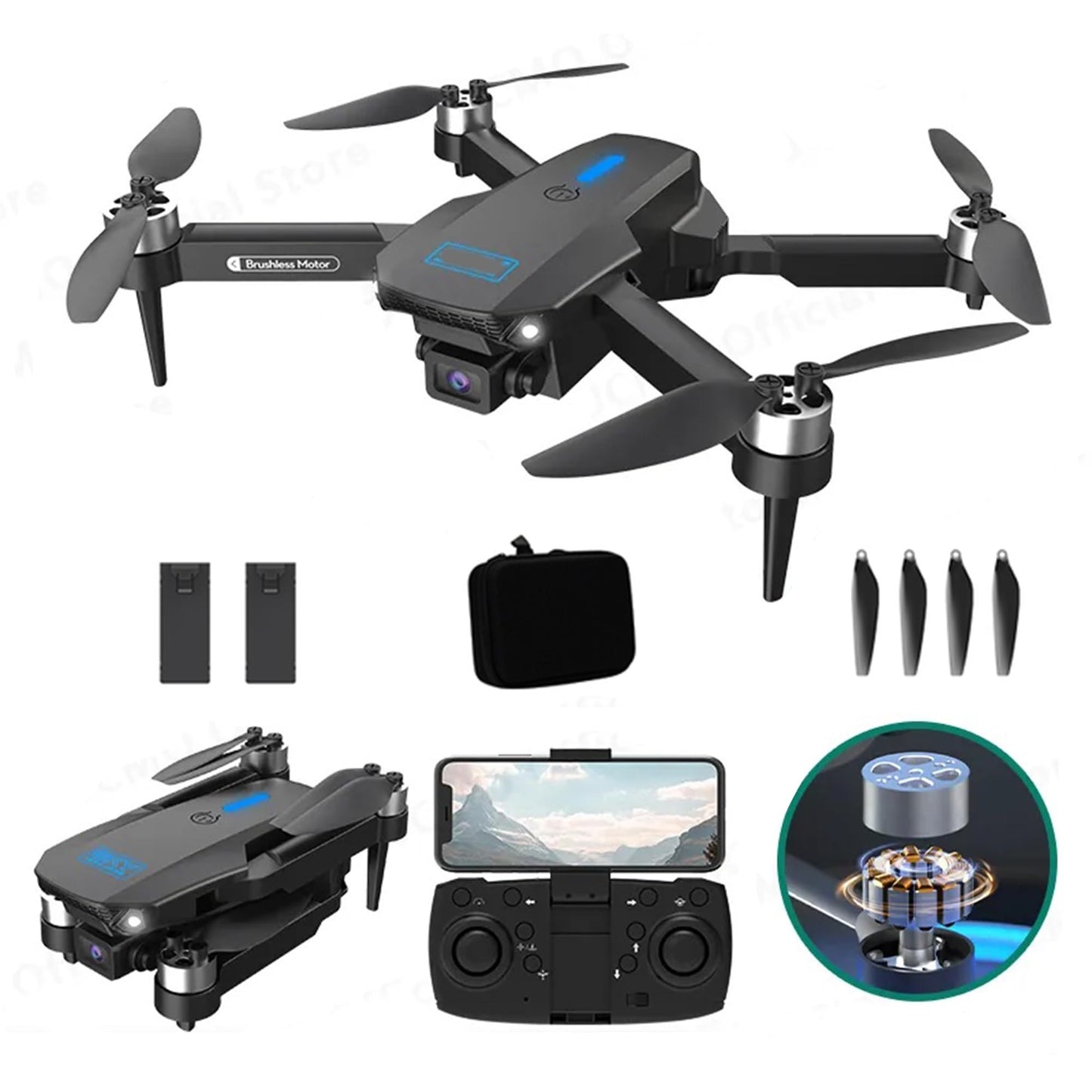 E88-Evo Brushless Motor Foldable Drone