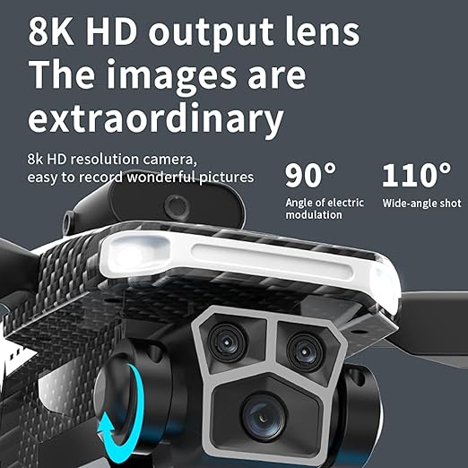 JS29 Drone Professional 4K HD Camera Obstacle Avoidance Light Flow 5G Brushless Folding Quadcopter